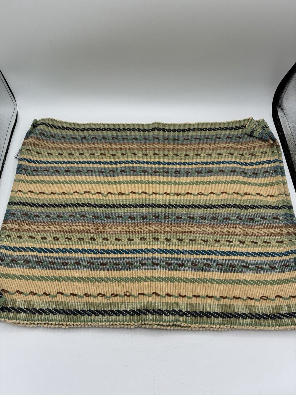 Bobby Flay Gramercy Woven Placemats Set of 4 Blue Green Cotton Kohls